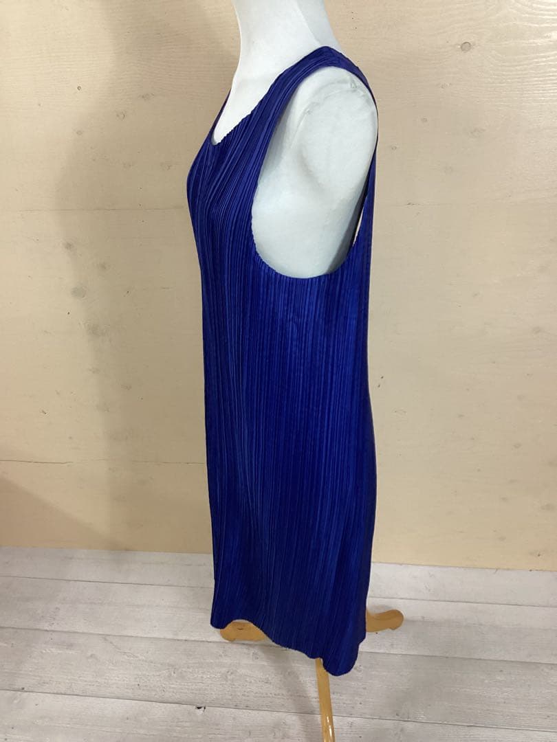 6.12◎S860◎イッセイミヤケ◎プリーツ◎エプロン◎ワンピース