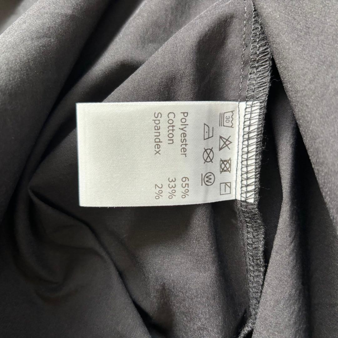 Hormeホルメ　キャンディスリーブシャーリングブラウス　サイズフリー黒　完売品