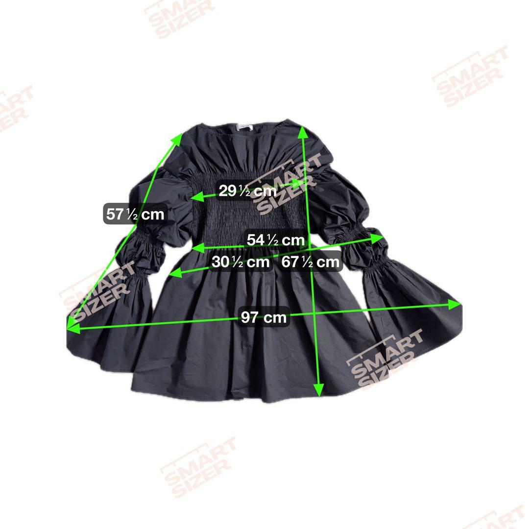 Hormeホルメ　キャンディスリーブシャーリングブラウス　サイズフリー黒　完売品