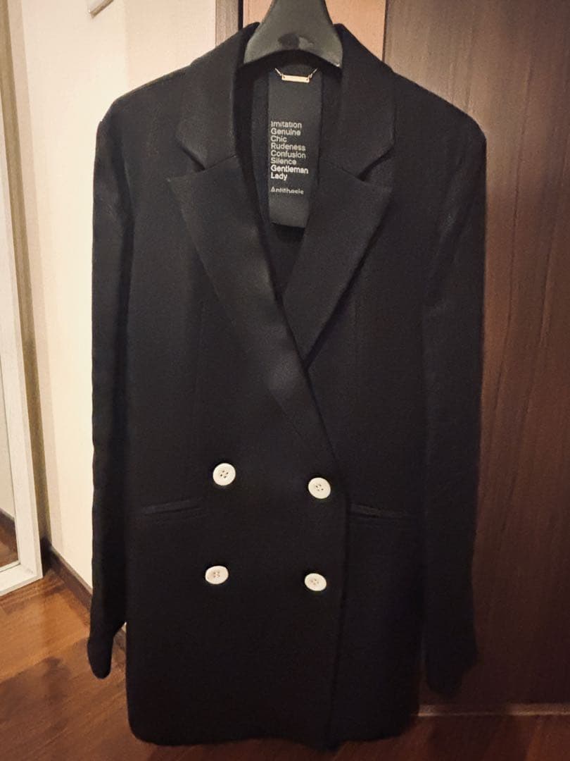 【新品❗️未使用❗️】chaos ヘリンボンリネンジャケット　ブラック