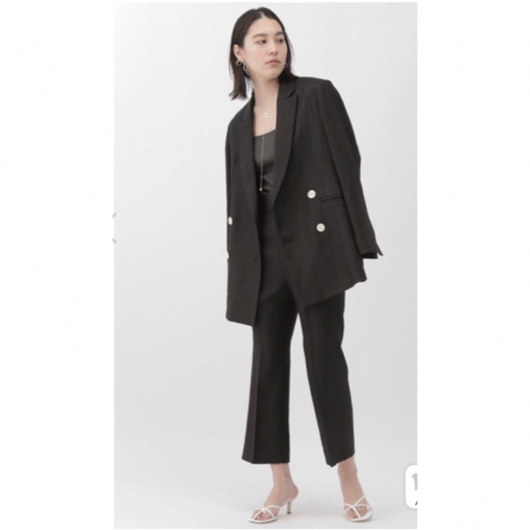 【新品❗️未使用❗️】chaos ヘリンボンリネンジャケット　ブラック