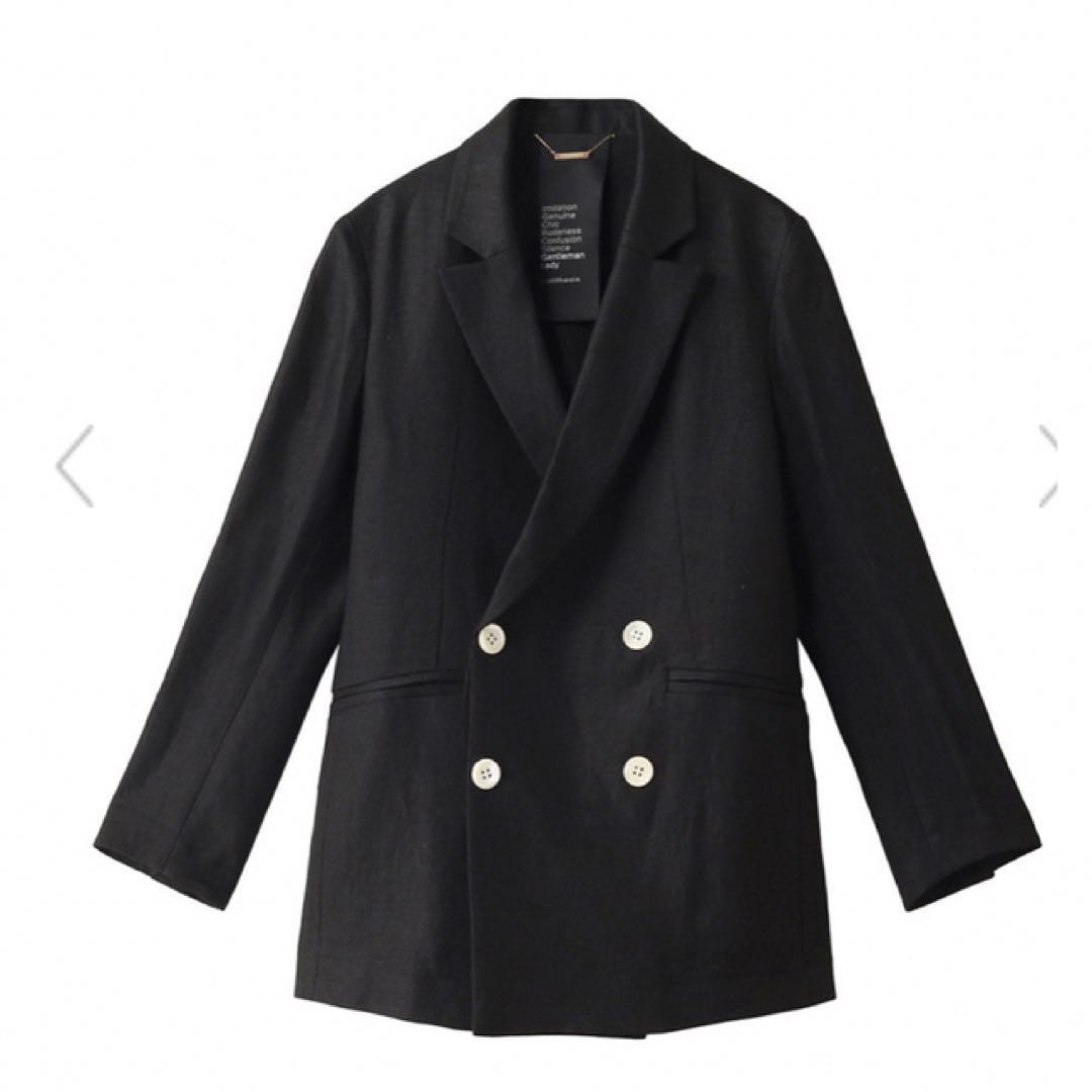 【新品❗️未使用❗️】chaos ヘリンボンリネンジャケット　ブラック