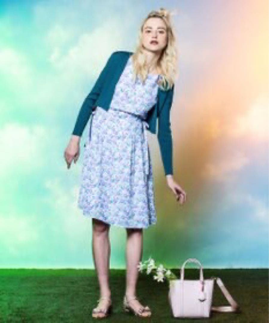 最終価格toccaタグ付きCHEERFUL JOY FLOWER ドレス