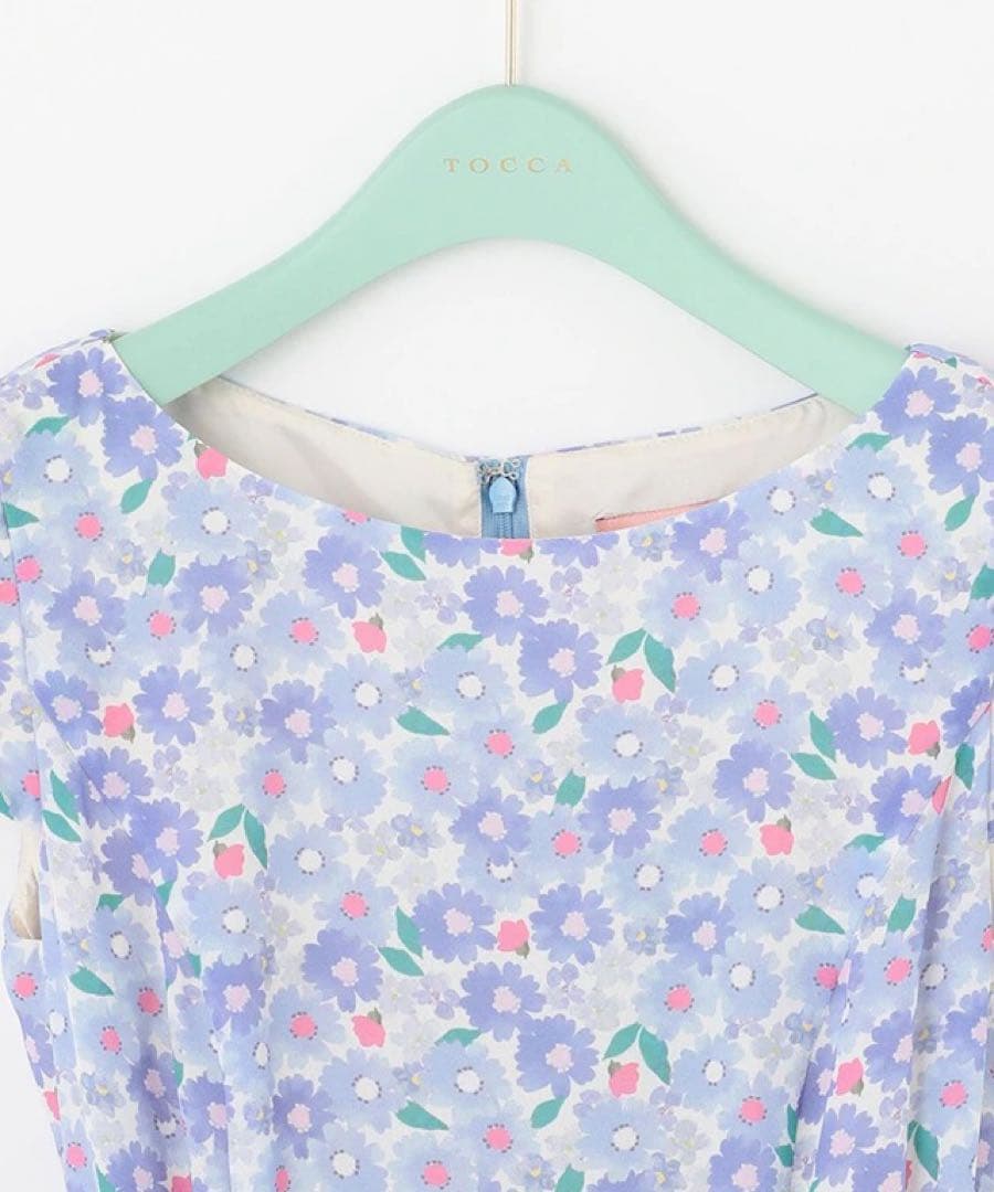 最終価格toccaタグ付きCHEERFUL JOY FLOWER ドレス