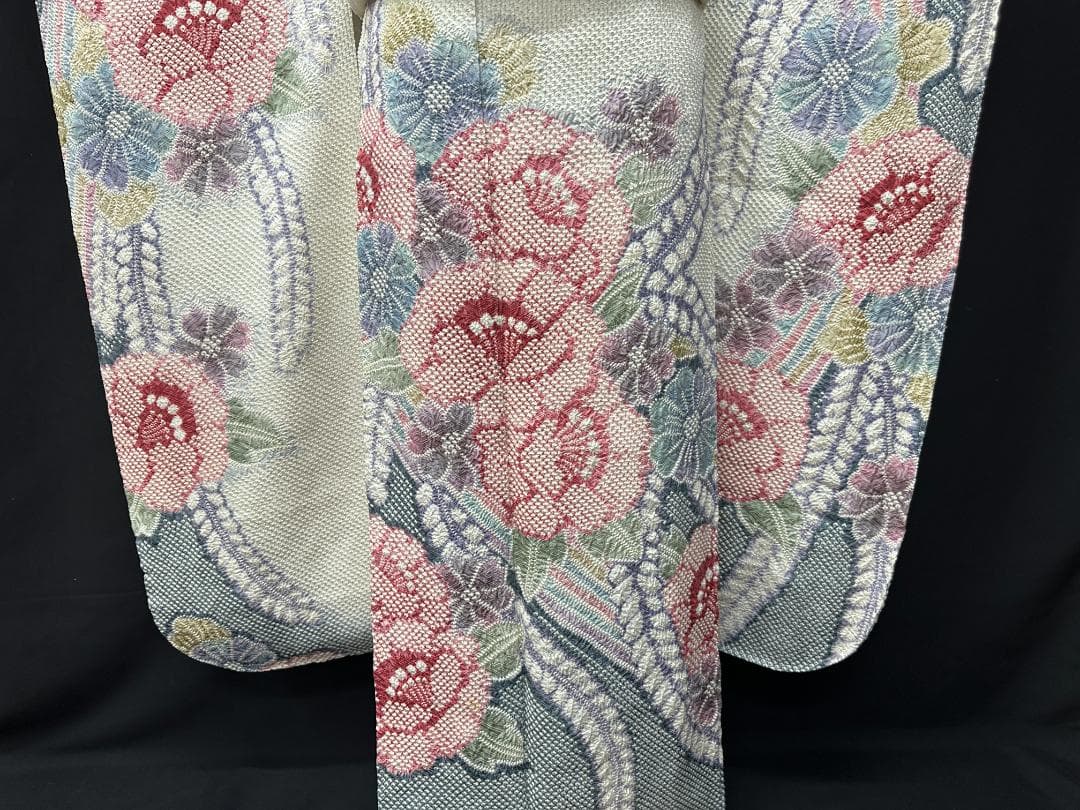 藤娘きぬたや 総絞り 牡丹下り藤 振袖 フルセット