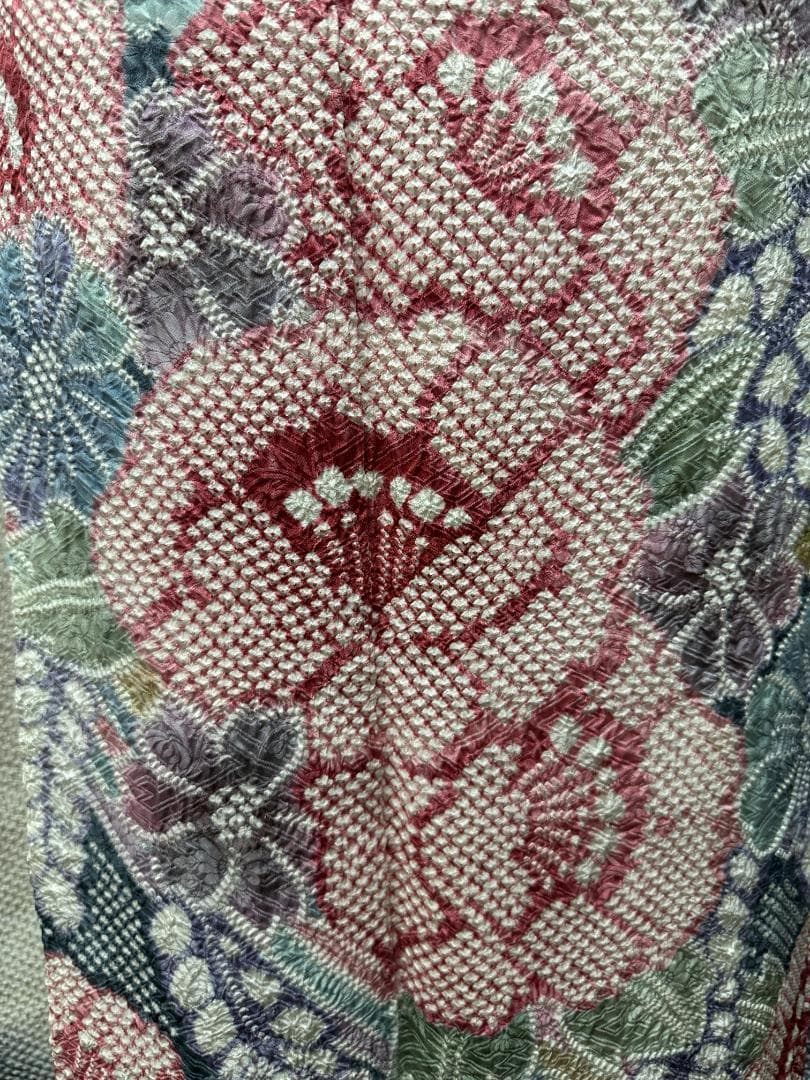 藤娘きぬたや 総絞り 牡丹下り藤 振袖 フルセット