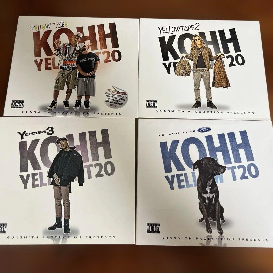 KOHH YELLOW TAPE 1〜4セット