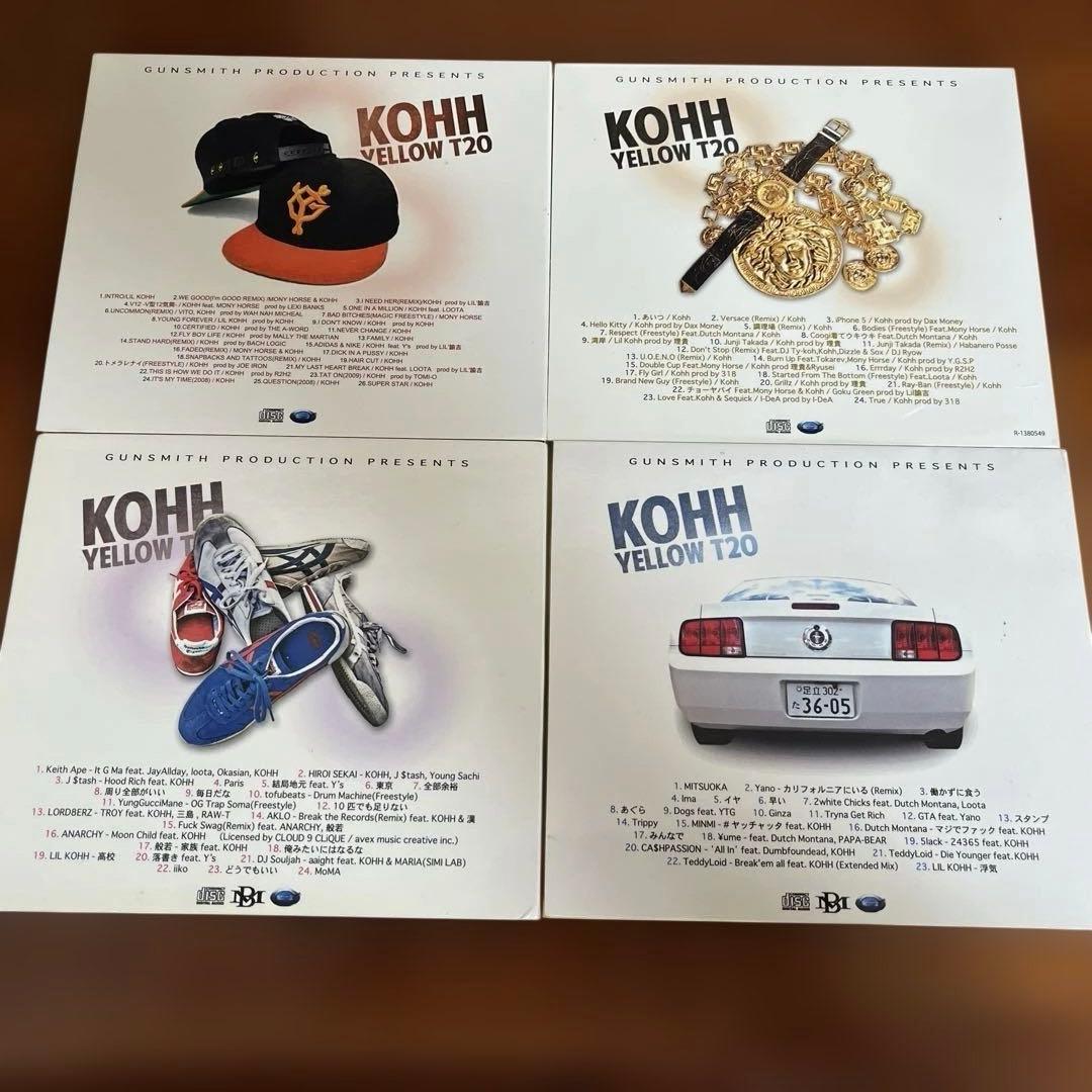 KOHH YELLOW TAPE 1〜4セット