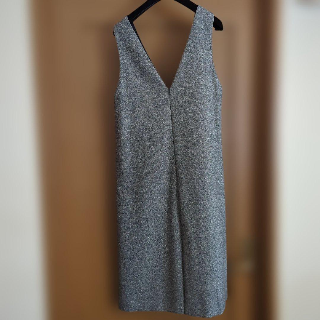 23区　シルクネップツイード ジャンパースカート