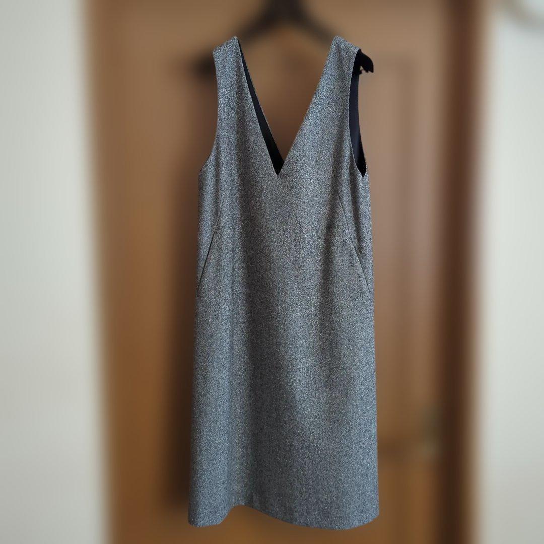 23区　シルクネップツイード ジャンパースカート