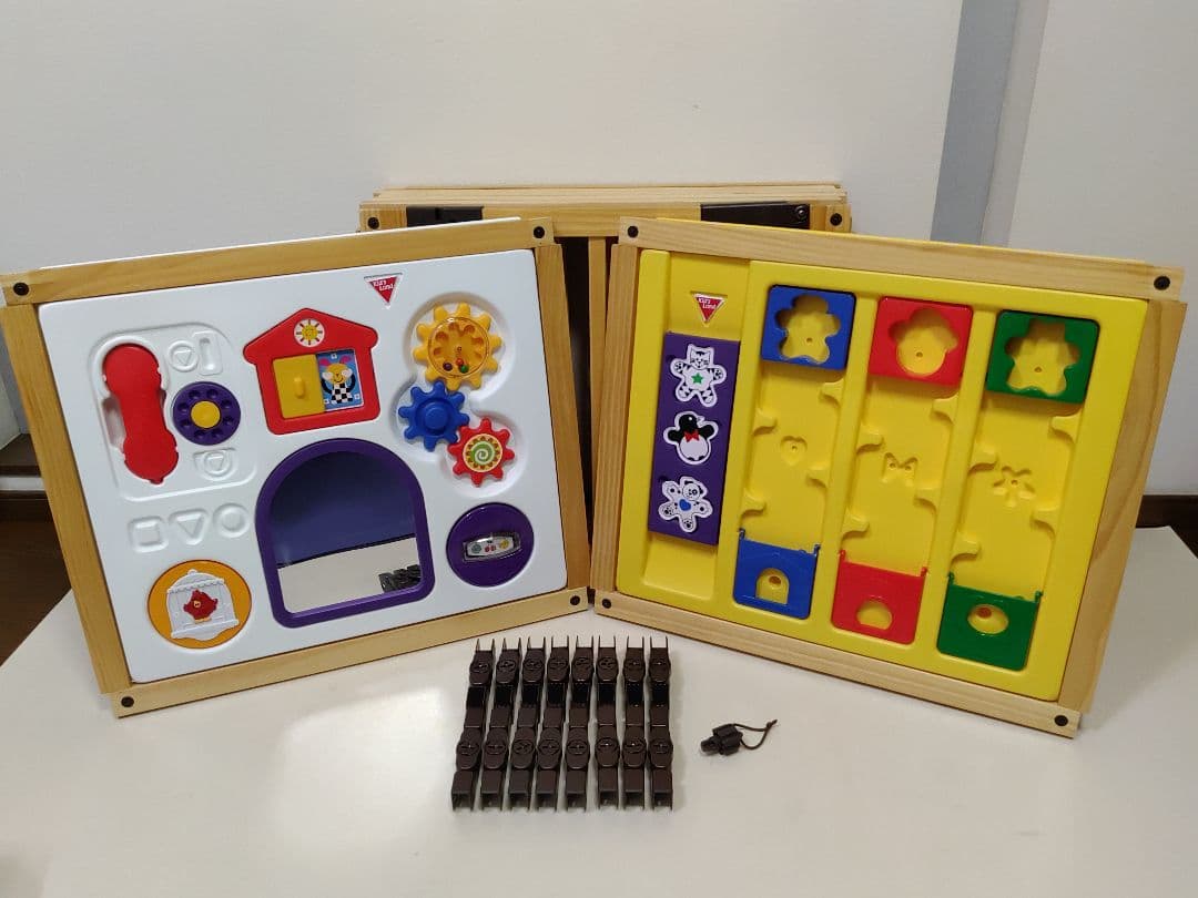 日本育児 木のミュージカルキッズランドDX ベビーゲート 木製