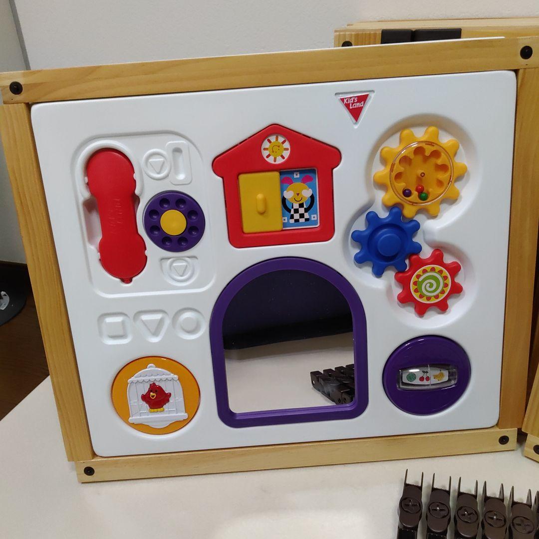 日本育児 木のミュージカルキッズランドDX ベビーゲート 木製