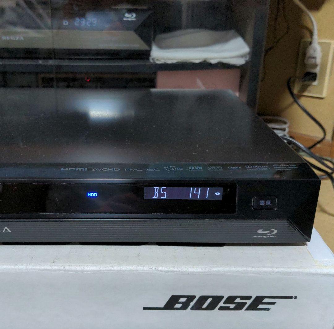 人気！録画時間３倍大増量！安心予防保守！東芝ブルーレイレコーダー　D-BZ510