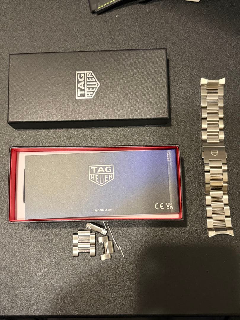 【美品】タグホイヤーコネクテッドE3（45㎜）純正ステンレスブレス