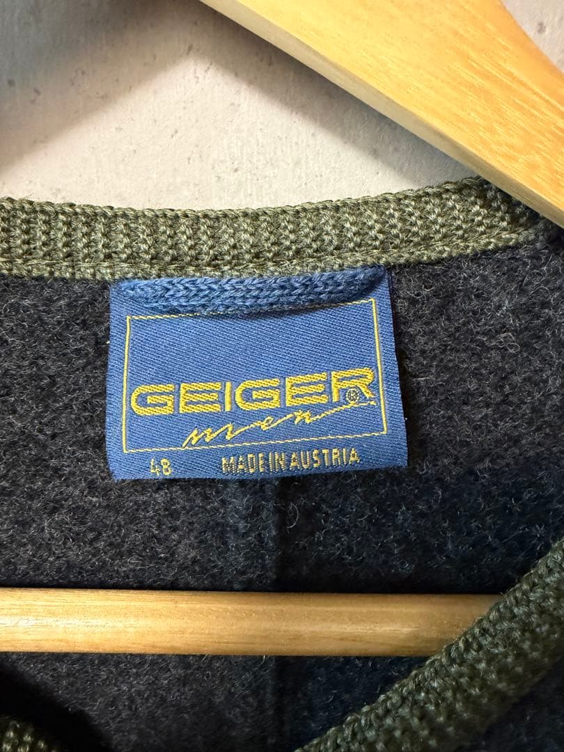 90's オーストリア製  チロリアン ボイルドウール ジャケット