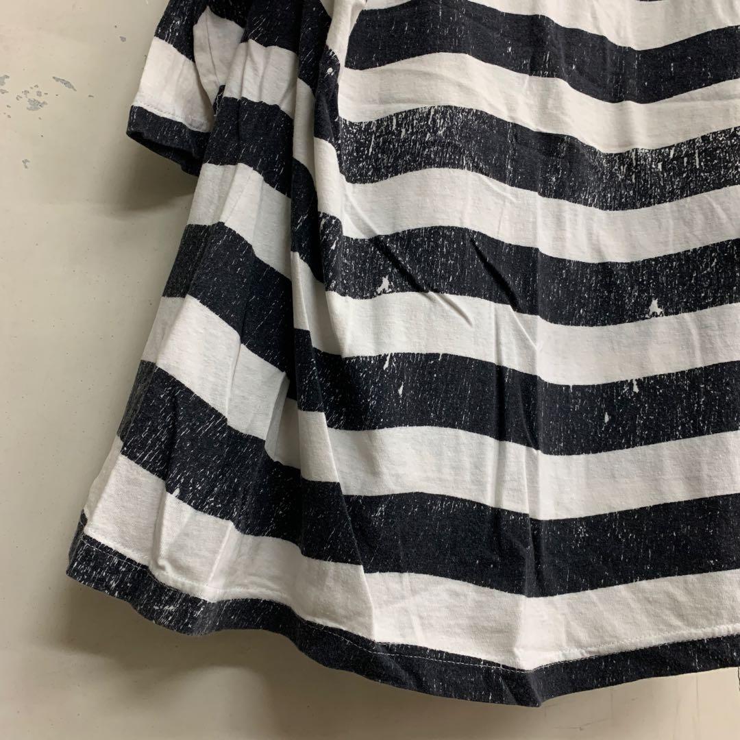 アンダーカバーundercover04ssLANGUILD歪みボーダーカットソー