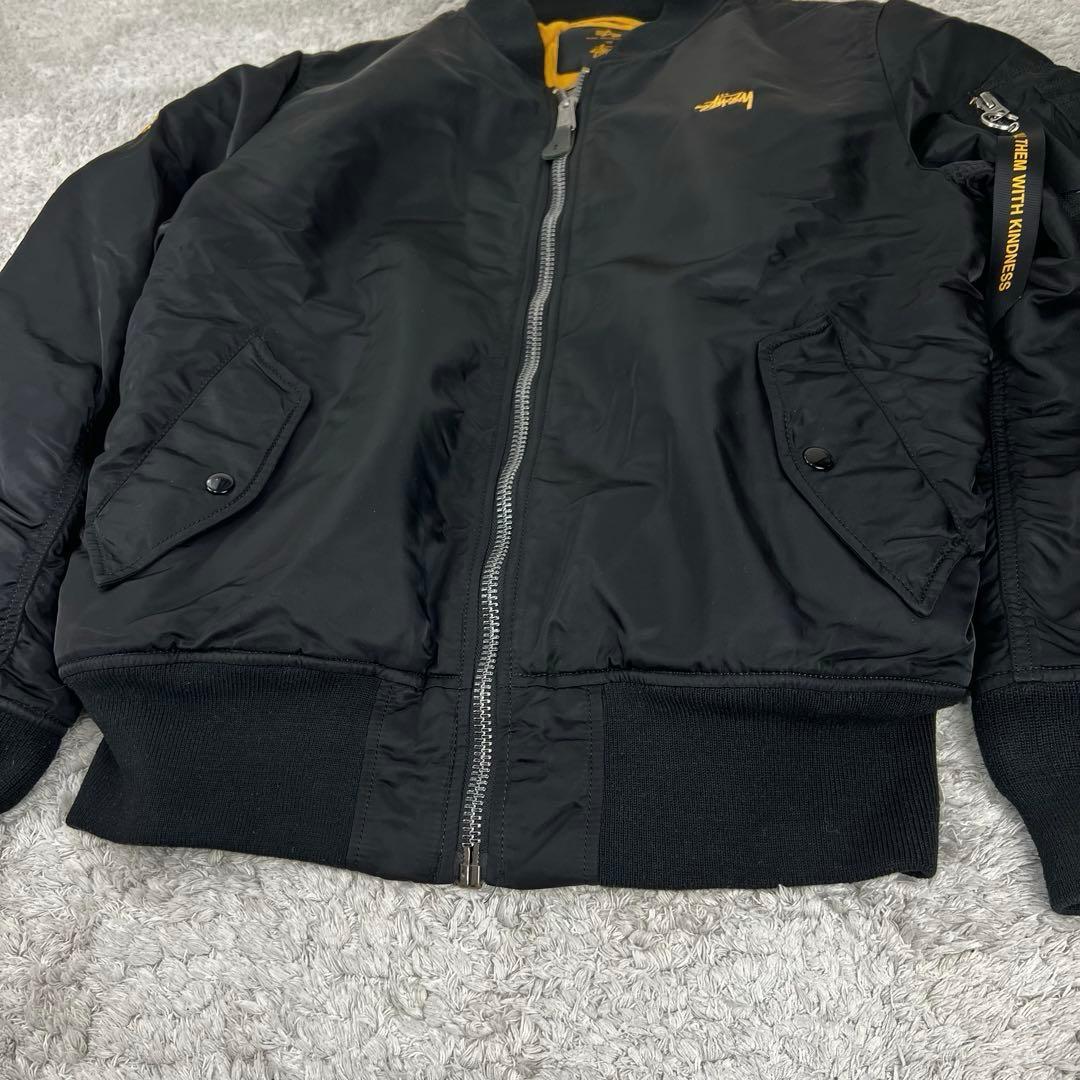 STUSSY × ALPH INDUSTRIES ジャケット MA-1 L