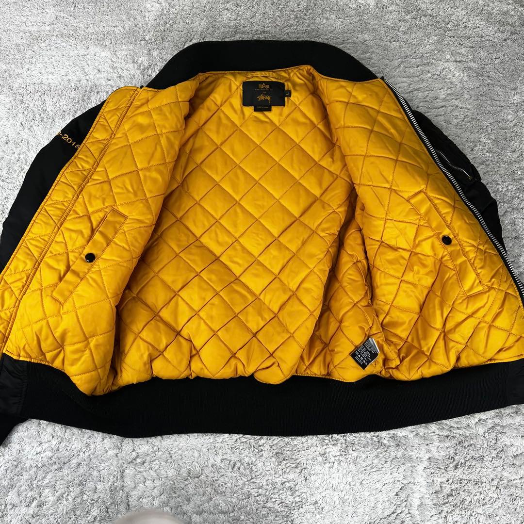 STUSSY × ALPH INDUSTRIES ジャケット MA-1 L