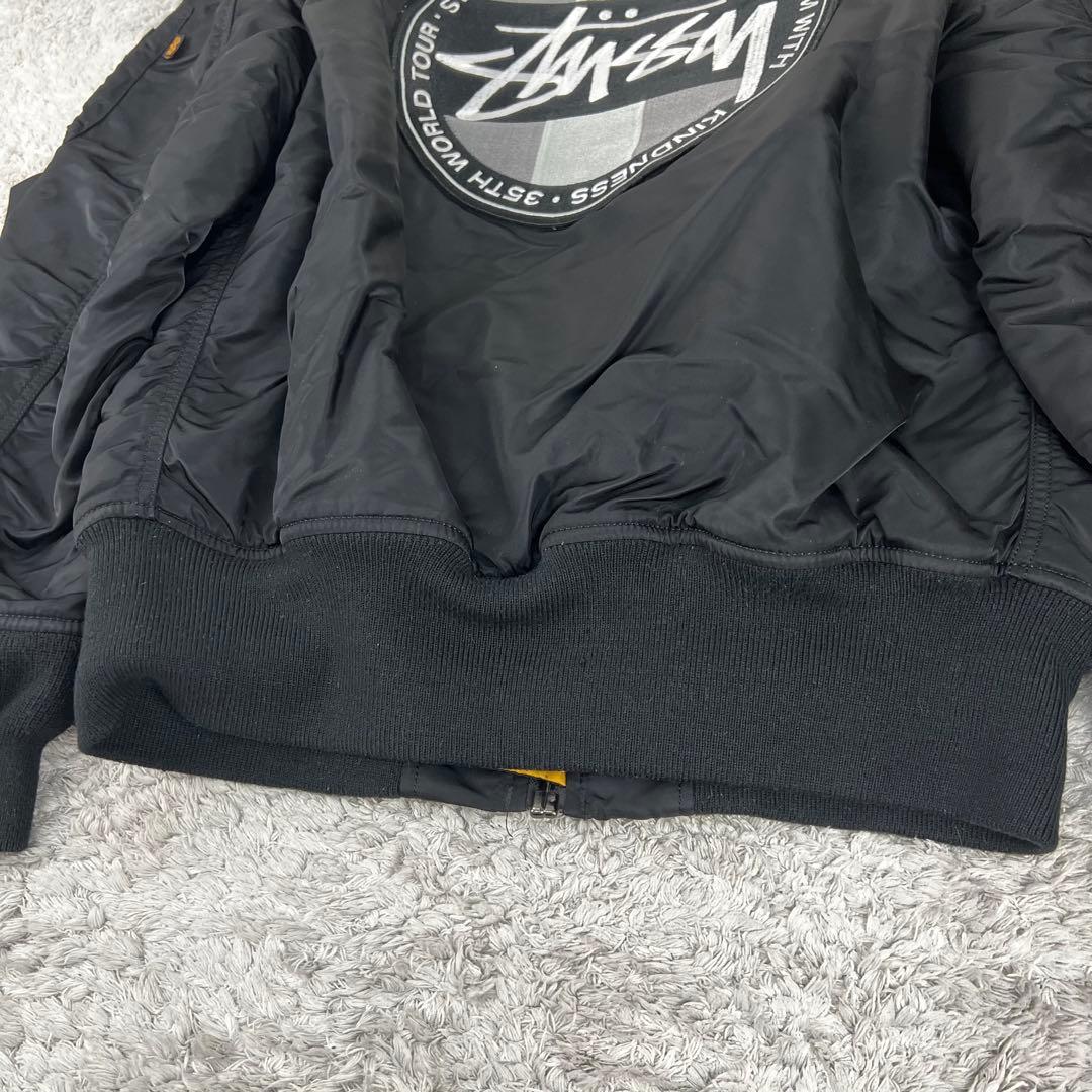 STUSSY × ALPH INDUSTRIES ジャケット MA-1 L
