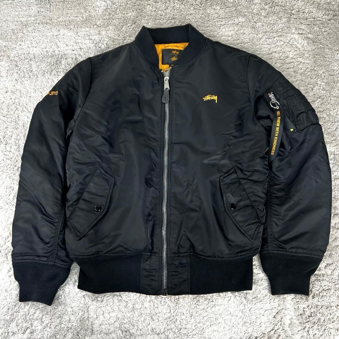 STUSSY × ALPH INDUSTRIES ジャケット MA-1 L
