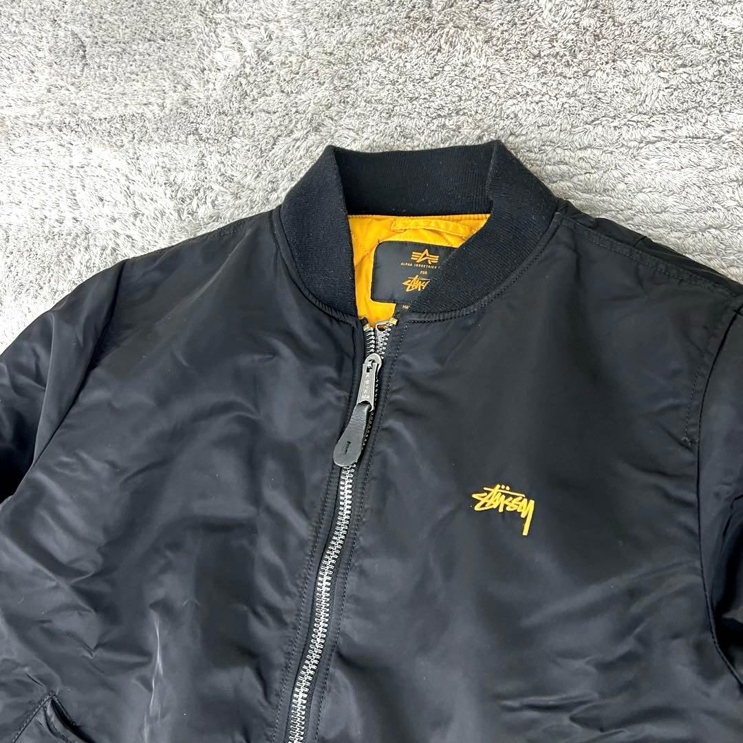STUSSY × ALPH INDUSTRIES ジャケット MA-1 L