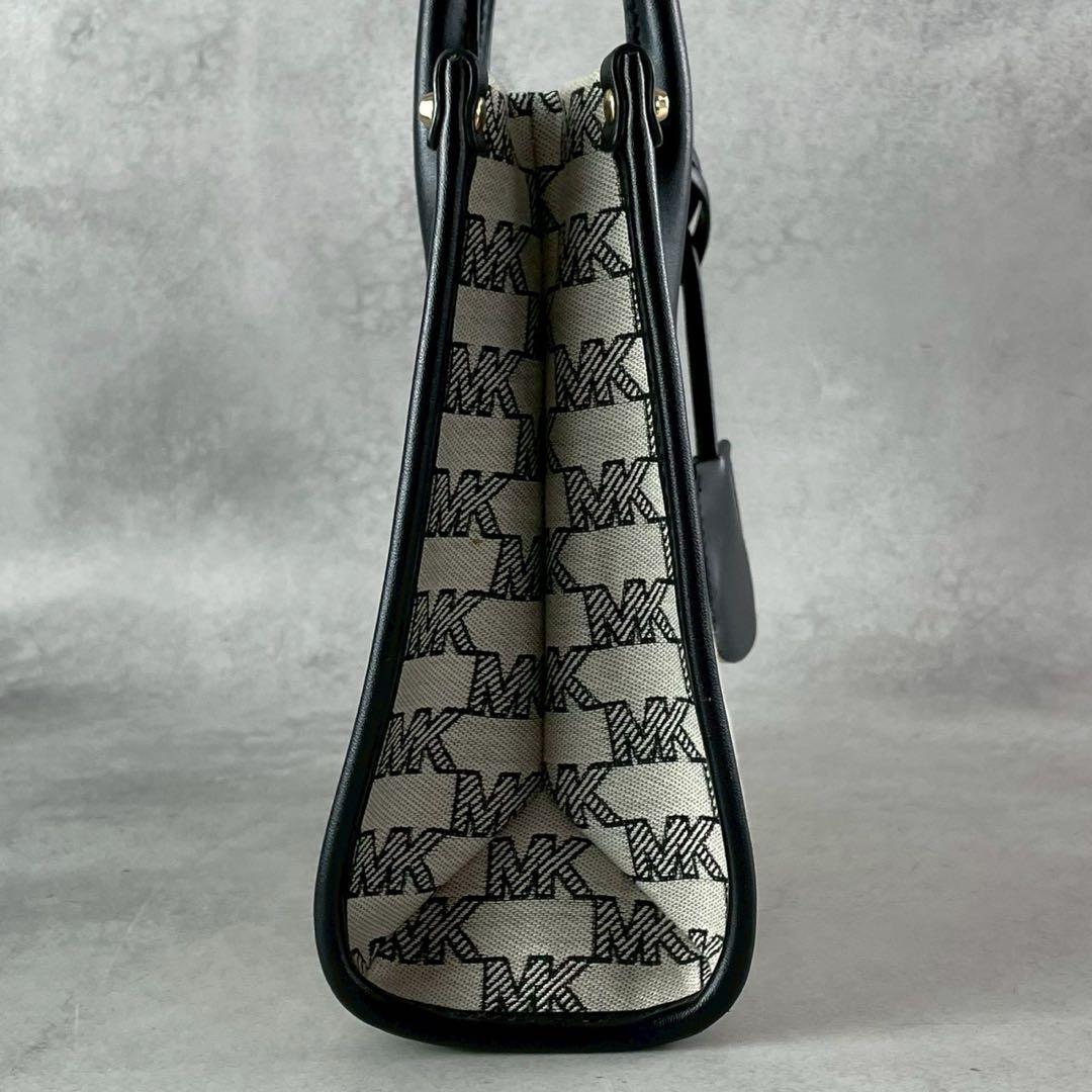 ✨美品✨マイケルコース　ミレラ　トートバッグ　2way MKシグネチャー　黒白