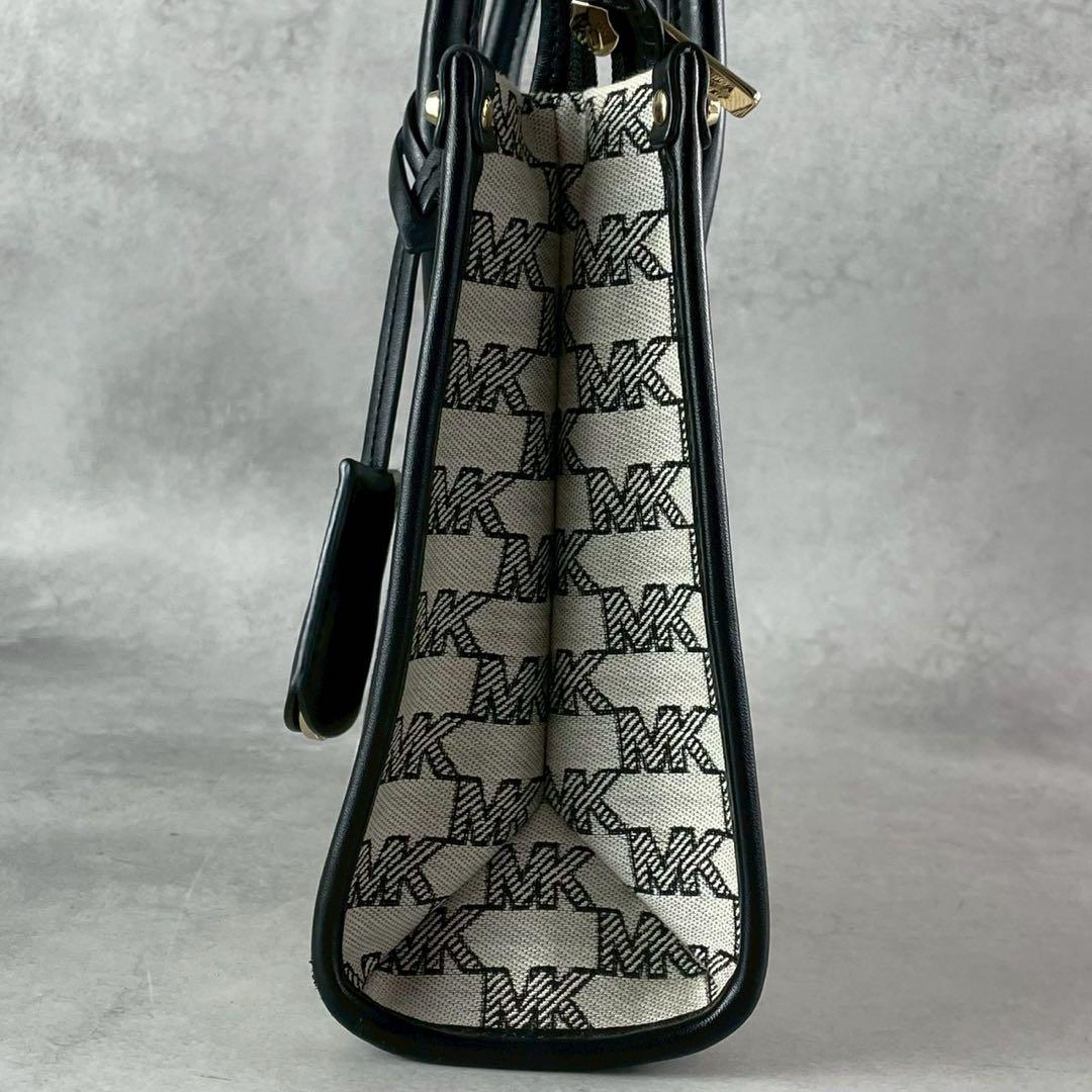 ✨美品✨マイケルコース　ミレラ　トートバッグ　2way MKシグネチャー　黒白