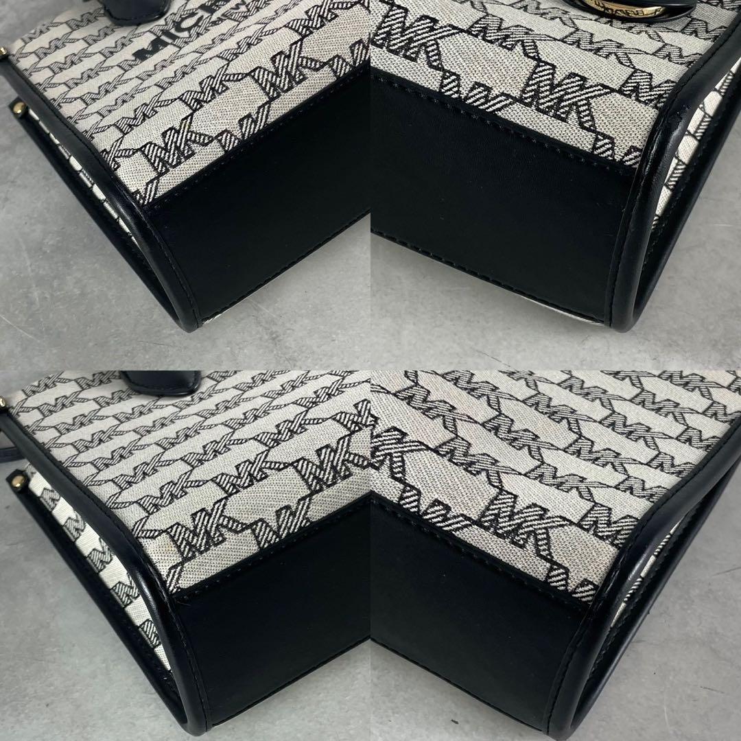 ✨美品✨マイケルコース　ミレラ　トートバッグ　2way MKシグネチャー　黒白