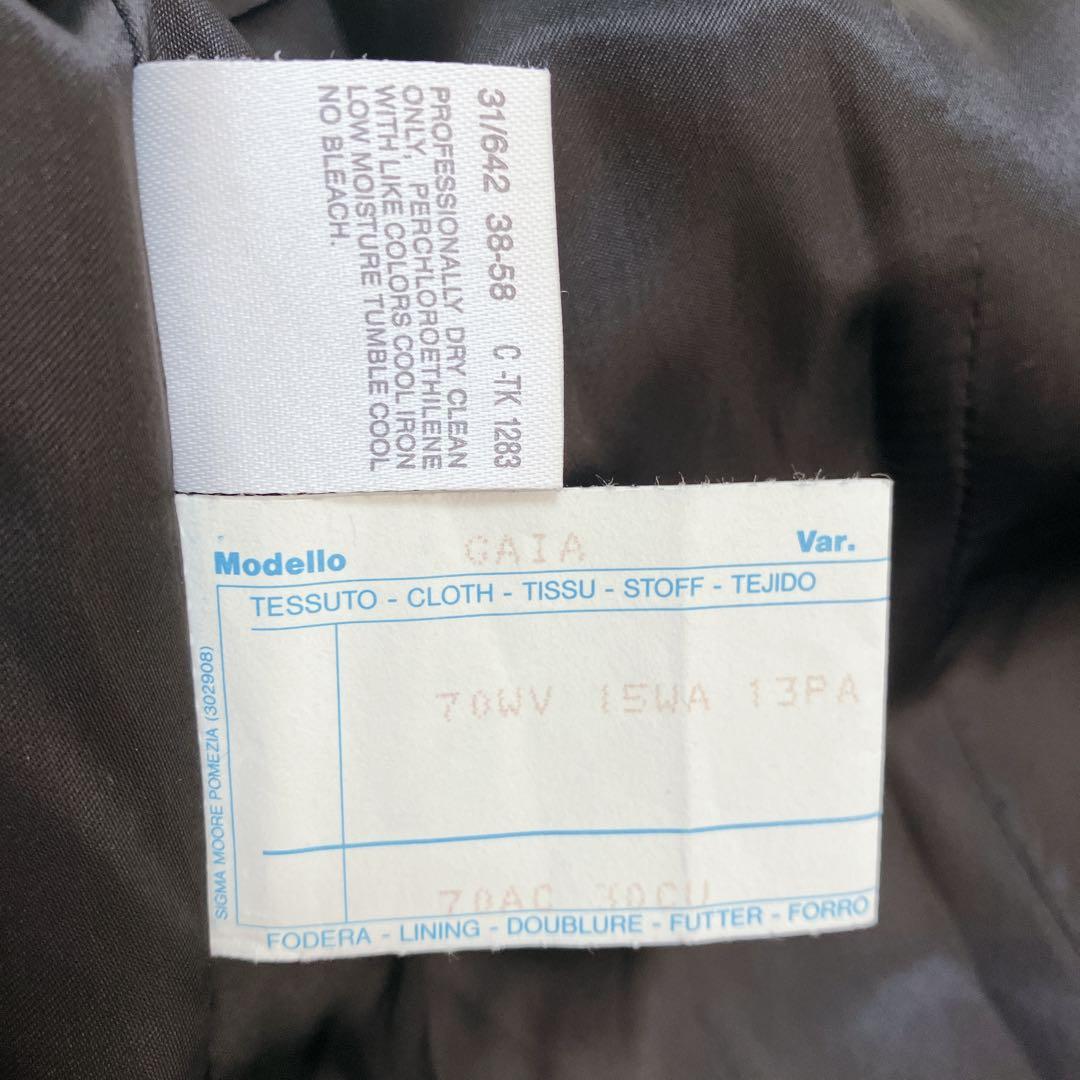 MAX MARA マックスマーラ　銀タグ　ヴァージンウールコート ロング