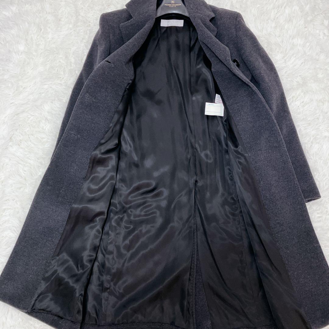 MAX MARA マックスマーラ　銀タグ　ヴァージンウールコート ロング