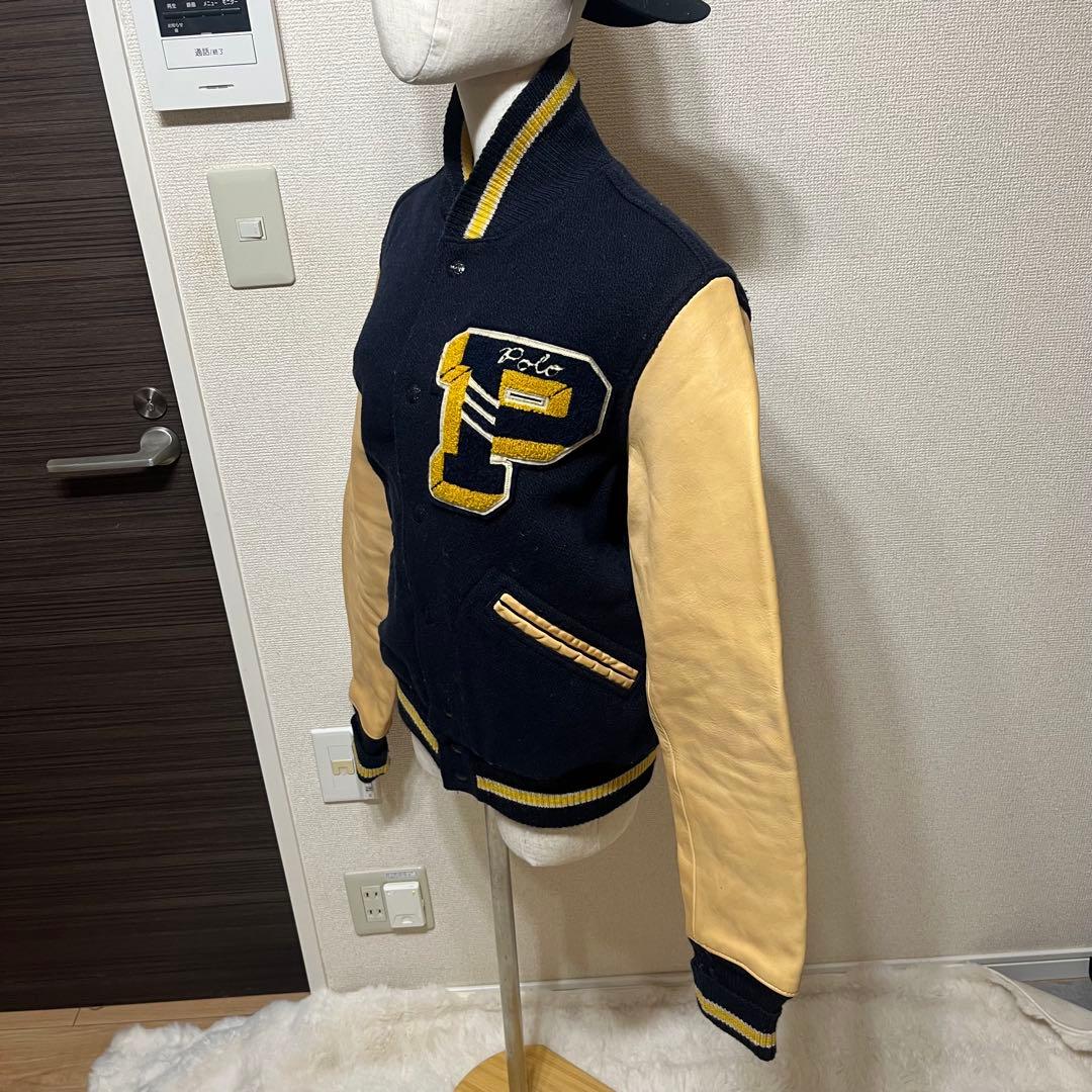 Polo Ralph Lauren スタジャン S ネイビー/ベージュ