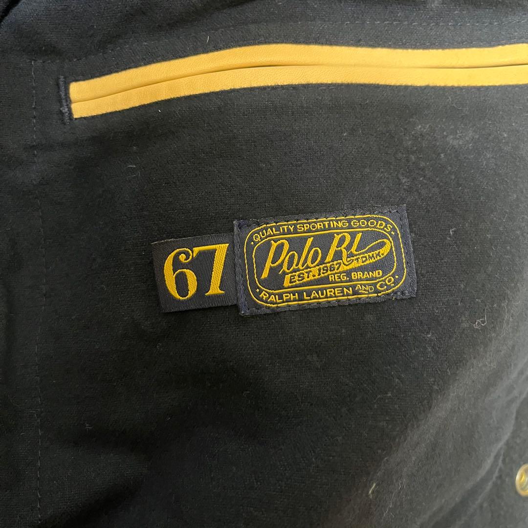 Polo Ralph Lauren スタジャン S ネイビー/ベージュ