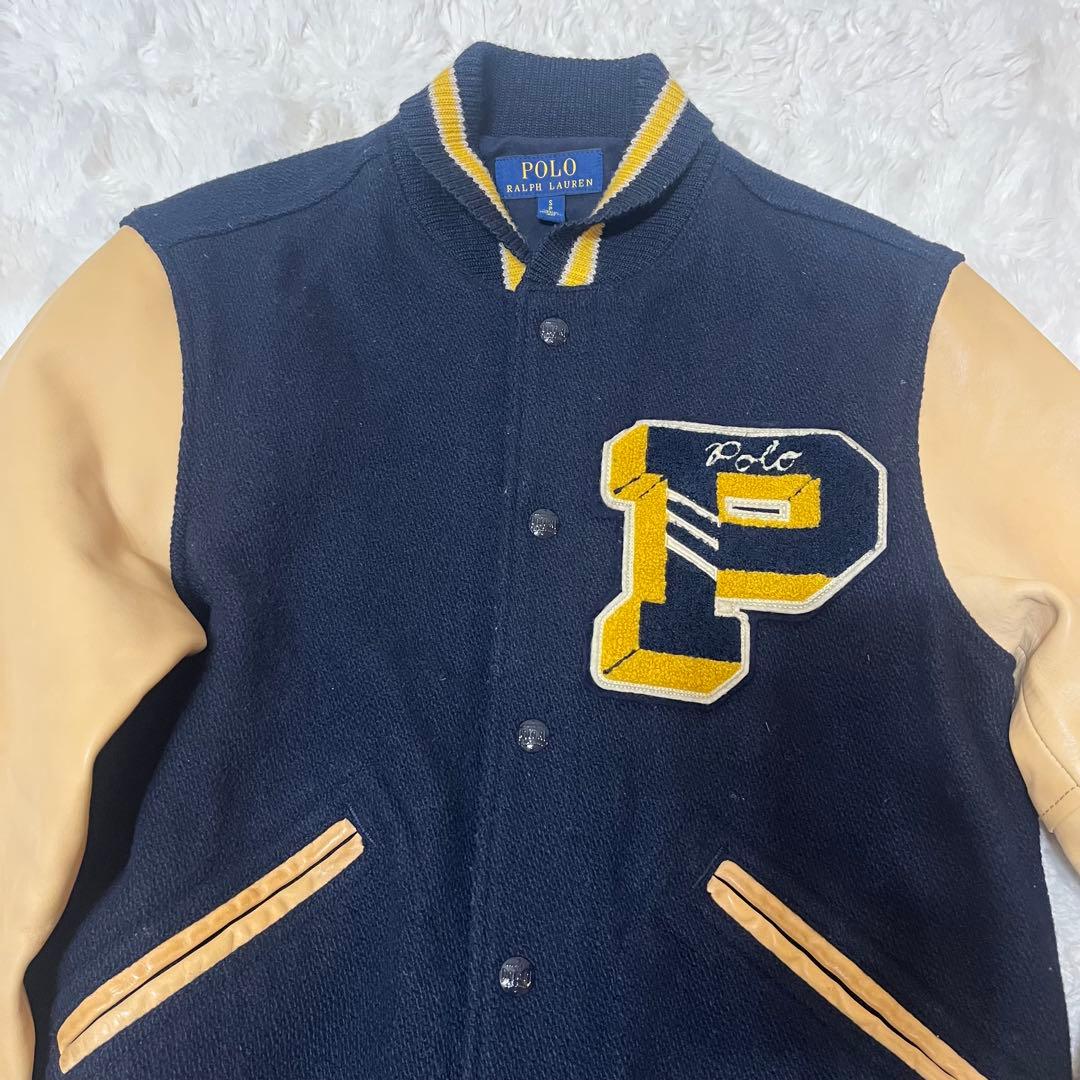 Polo Ralph Lauren スタジャン S ネイビー/ベージュ