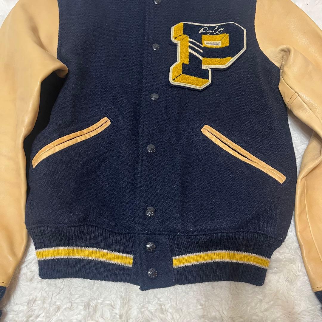 Polo Ralph Lauren スタジャン S ネイビー/ベージュ