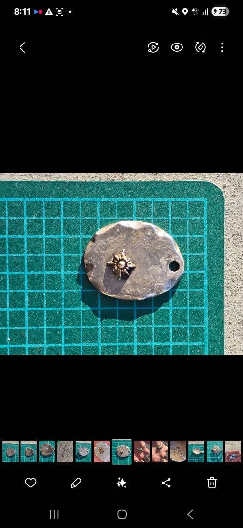 ゴローズ風インディアンシルバースプーンペンダント