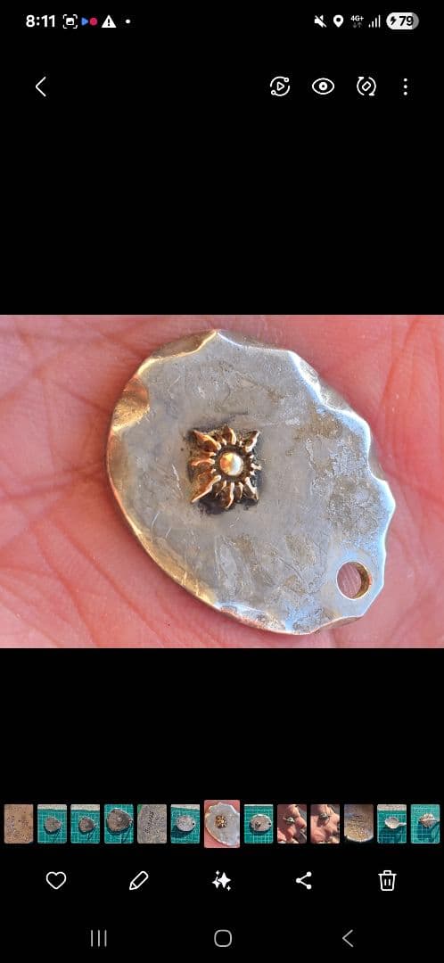 ゴローズ風インディアンシルバースプーンペンダント