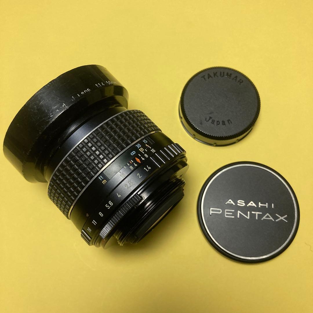 M42 美品 SMC TAKUMAR 50mm F1.4 純正付属多数 タクマー
