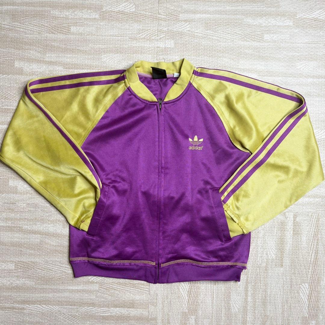 adidas アディダス 90s 旧ロゴ ジャージ トラックジャケット L レア