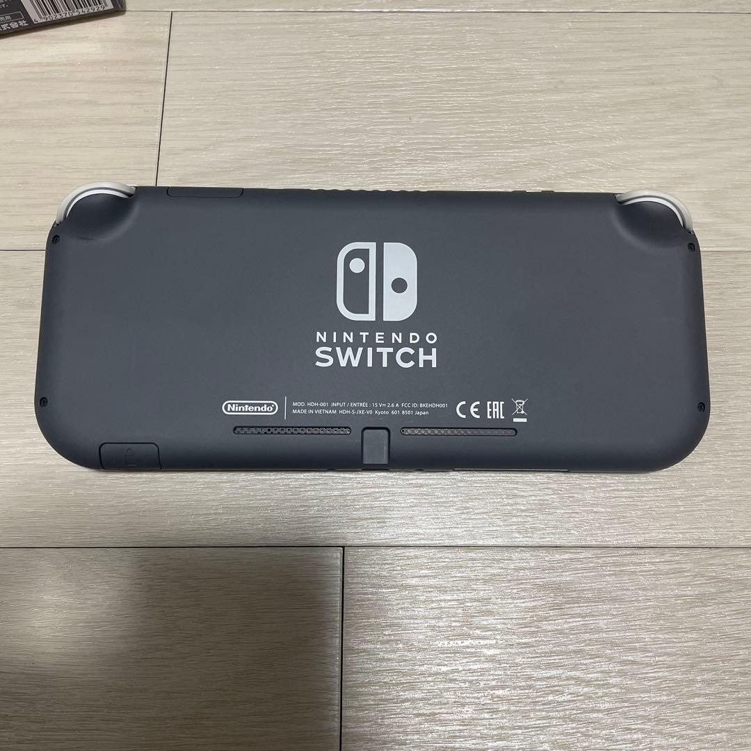 Nintendo Switch Lite グレー 本体 充電器付き　グレー