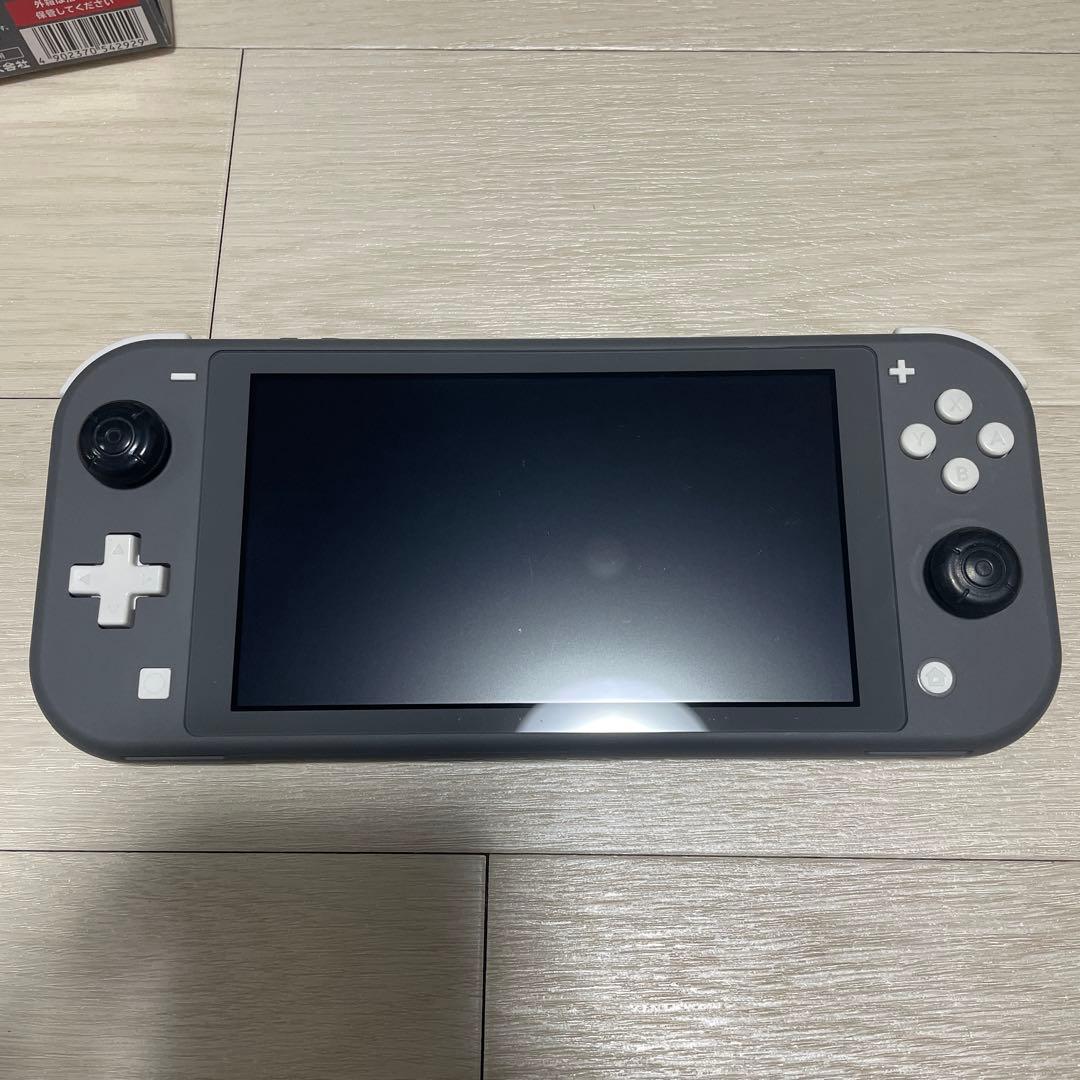 Nintendo Switch Lite グレー 本体 充電器付き　グレー