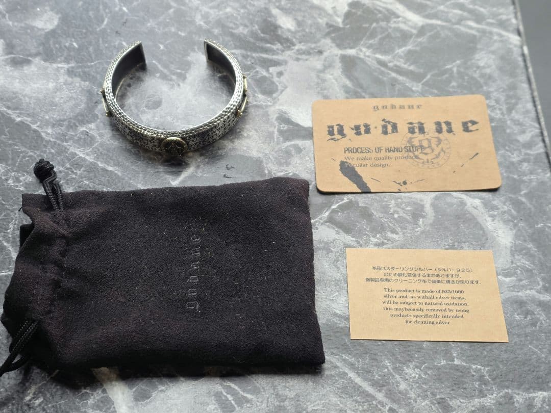 シルバー925 不思議のメダイ 聖母マリア クロス アンティーク バングル