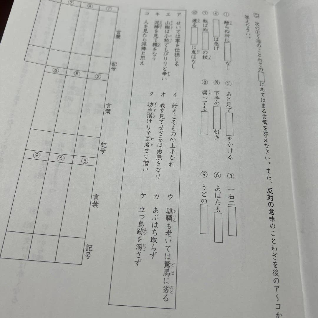 ㉑AAA サピックス　SAPIX 6年　国語Aテキスト　基礎と実戦