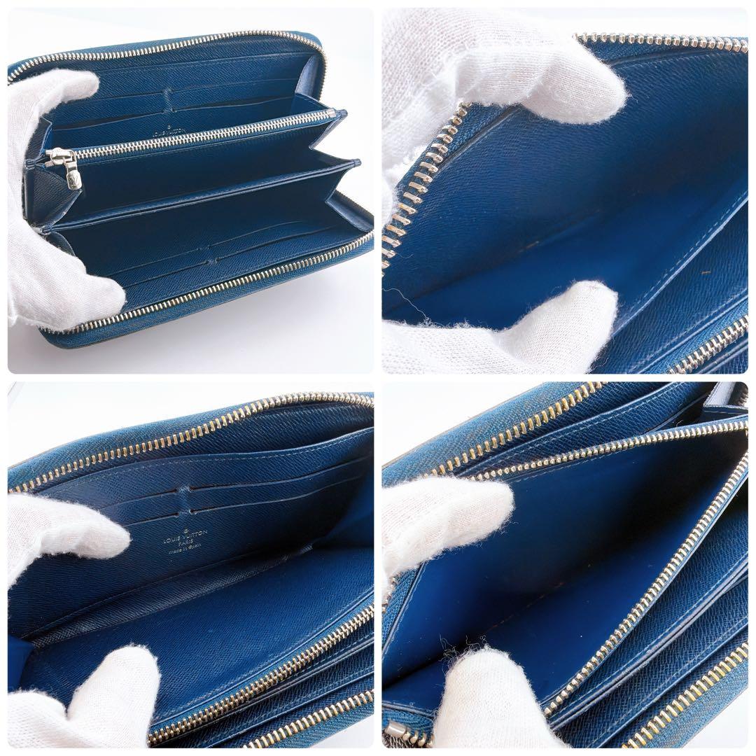 【良品】ルイヴィトン エピ ジッピーウォレット アンディゴブルー 青 長財布