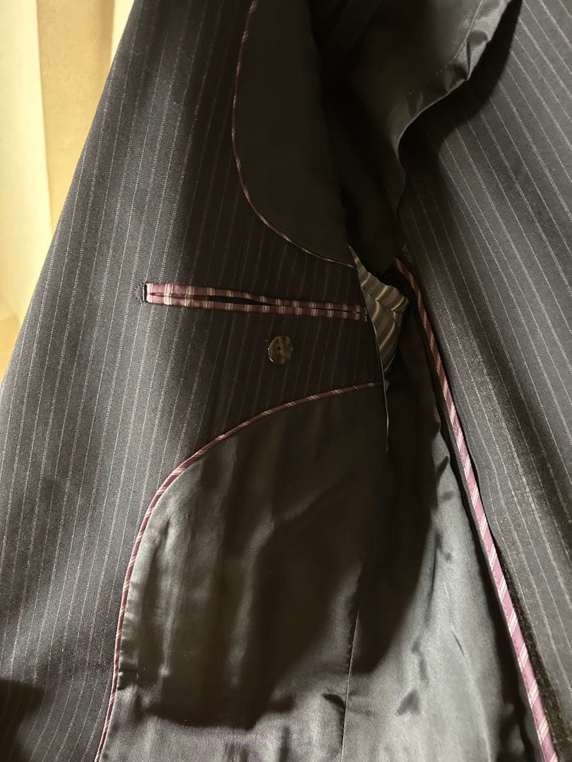 【新品】ティノラス 3ピーススーツ Mサイズ TENORAS ストライプ