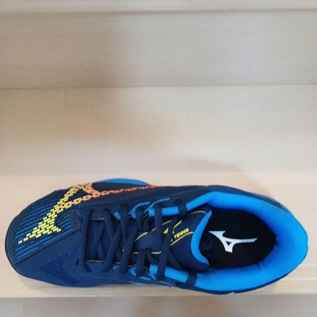 ミズノ テニスシューズ　ウェーブエクシードライト2 　ワイド3E 　25cm