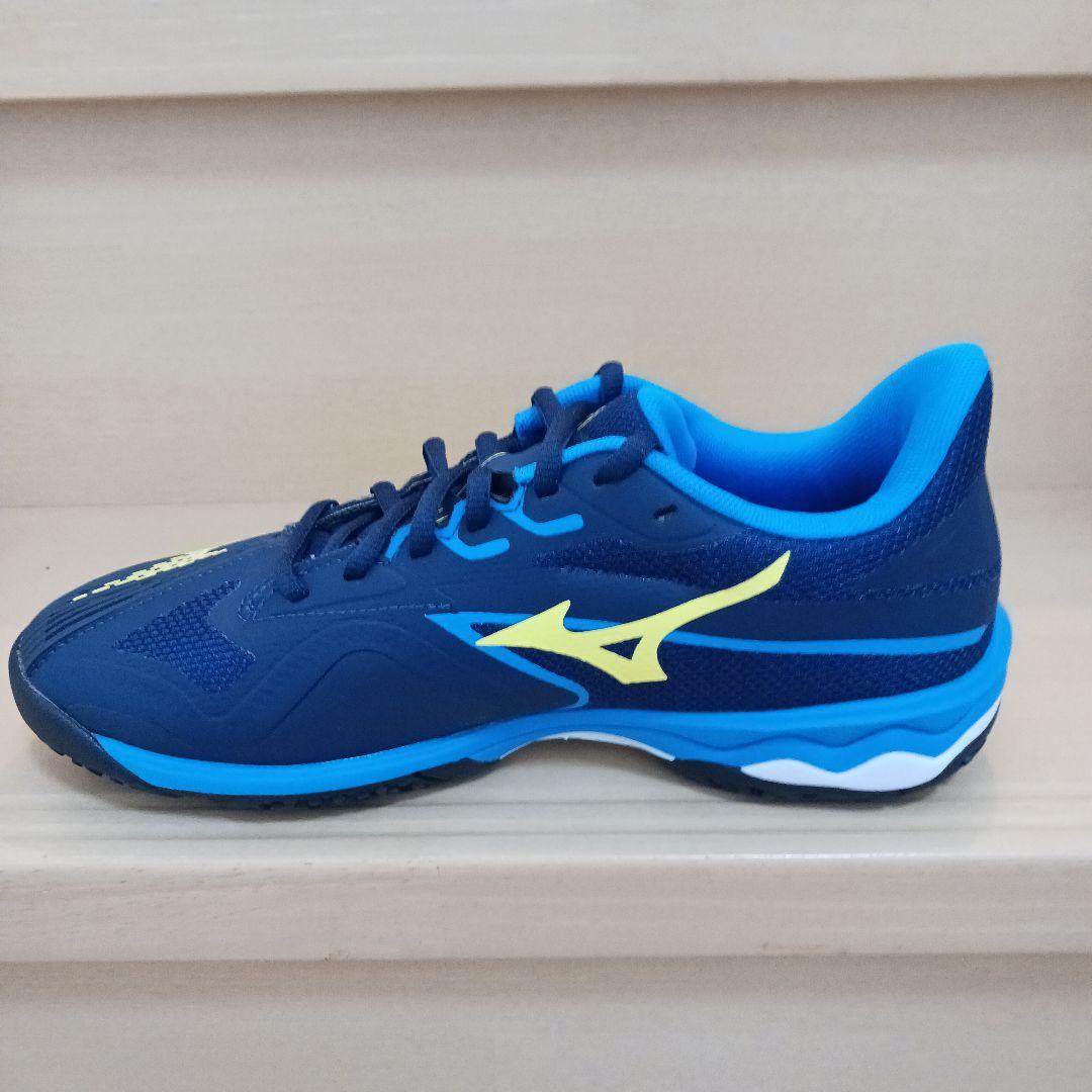 ミズノ テニスシューズ　ウェーブエクシードライト2 　ワイド3E 　25cm