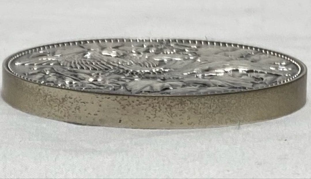 新500円発行記念メダル 純銀1000 専用ケース付き 造幣局