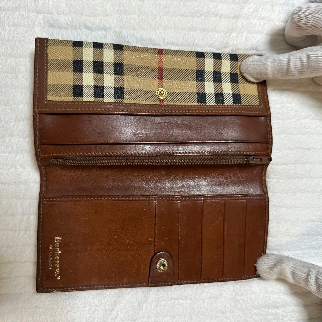 【廃盤】Burberrys（バーバリーズ） チェック柄 長財布
