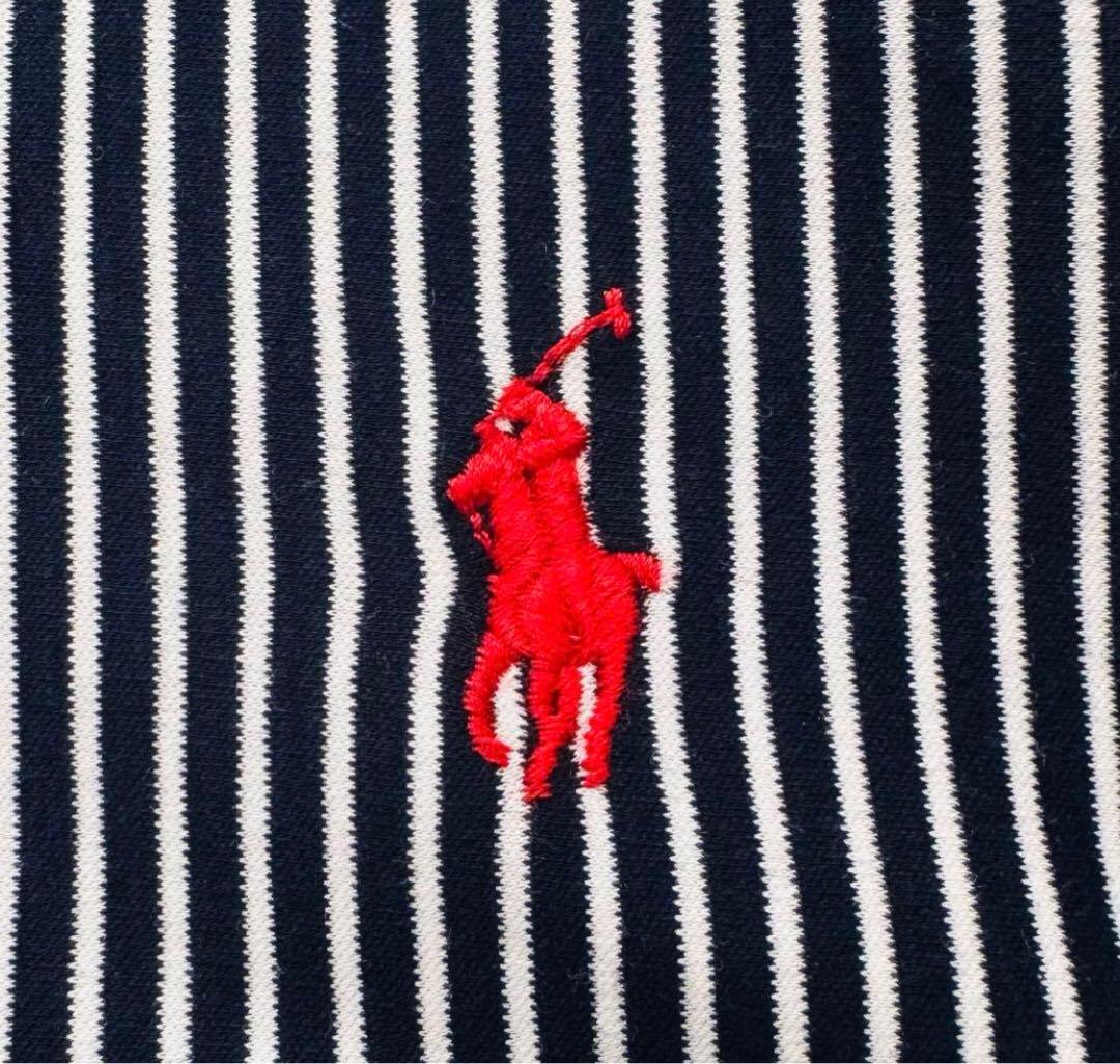 【未使用】ポロラルフローレン ニットドレスシャツ ポニー刺繍 ストレッチ