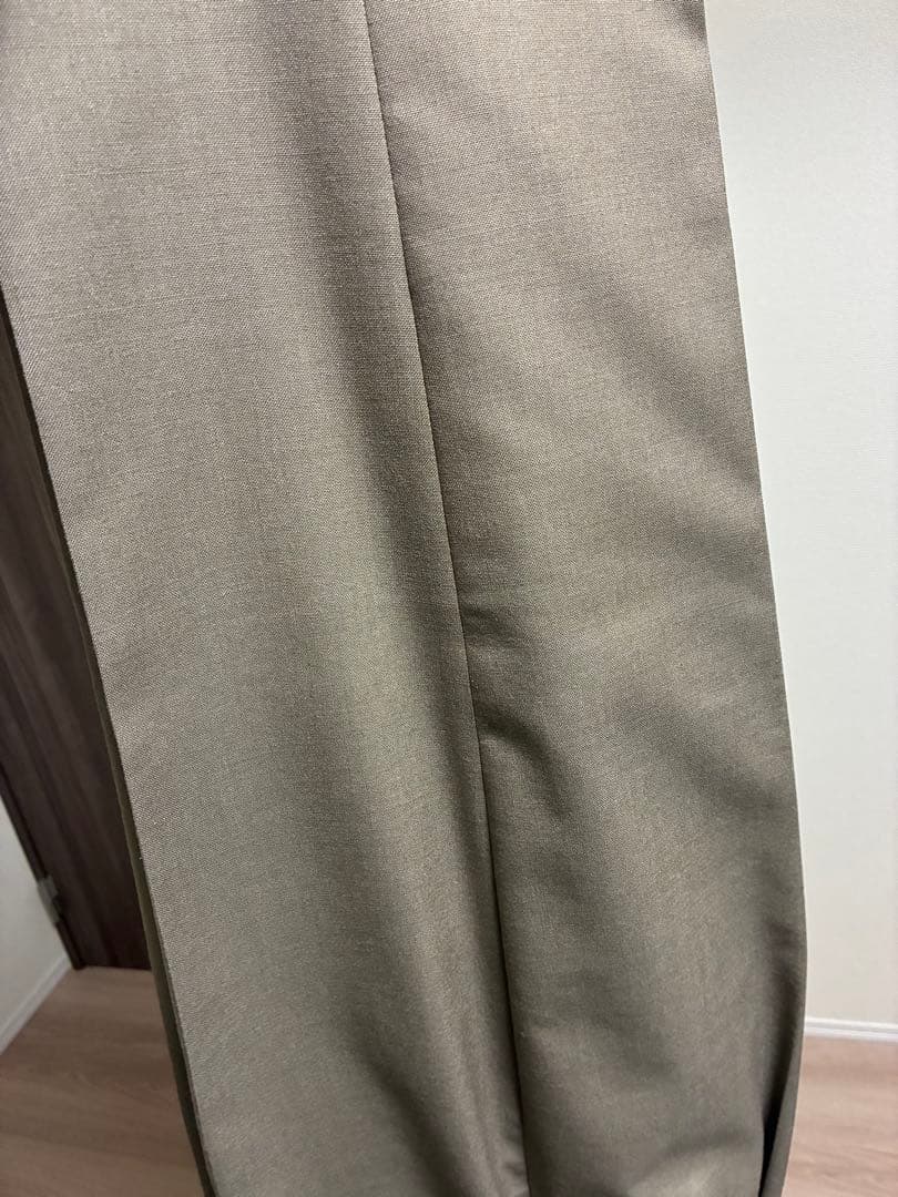 未使用タグ付AURALEE BLUEFACED WOOL WIDE SLACKS
